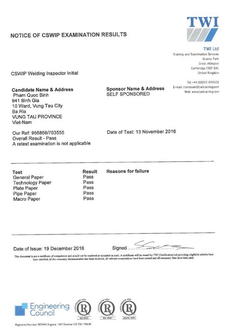 cswip 3.2 result|Your future starts today .